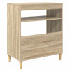 Vinyylisoittimen teline Sonoma-tammi 71 x 39,5 x 83 cm