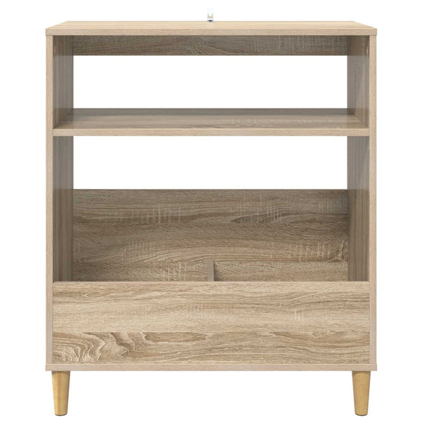 Vinyylisoittimen teline Sonoma-tammi 71 x 39,5 x 83 cm