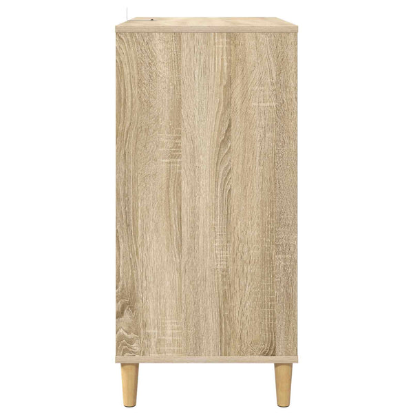 Vinyylisoittimen teline Sonoma-tammi 71 x 39,5 x 83 cm