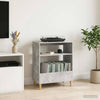 Vinyylisoittimen teline Betoninharmaa 71 x 39,5 x 83 cm