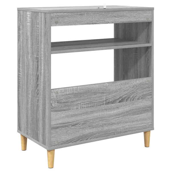 Vinyylisoittimen teline Harmaa Sonoma 71 x 39,5 x 83 cm