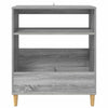 Vinyylisoittimen teline Harmaa Sonoma 71 x 39,5 x 83 cm