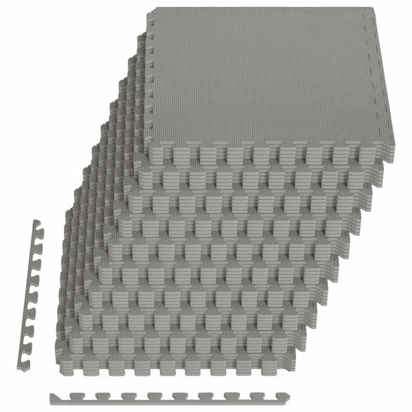 Lattiamatot 50 kpl Harmaa 18 m² EVA-vaahtoa
