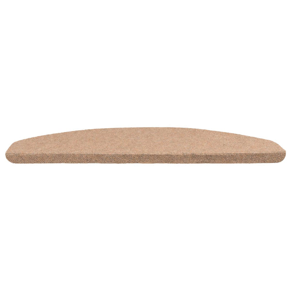 Itseliimautuvat portaamatot 15 kpl 80 x 24,5 x 3,5 cm Beige