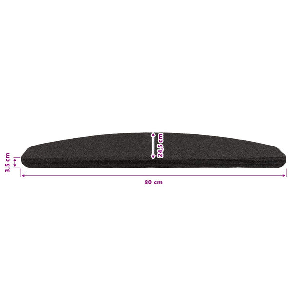 Itseliimautuvat portaamatot 15 kpl 80 x 24,5 x 3,5 cm