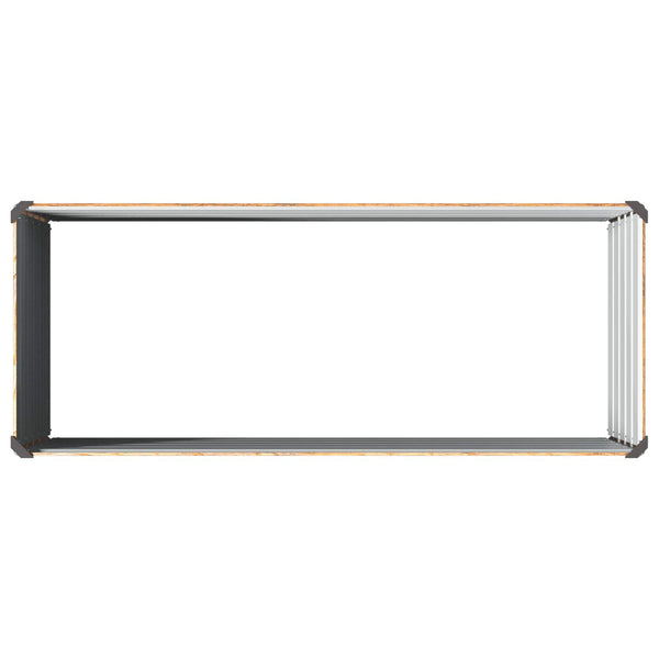 Kohotettu Puutarhapesä Puunruskea 100 x 40 x 55 cm