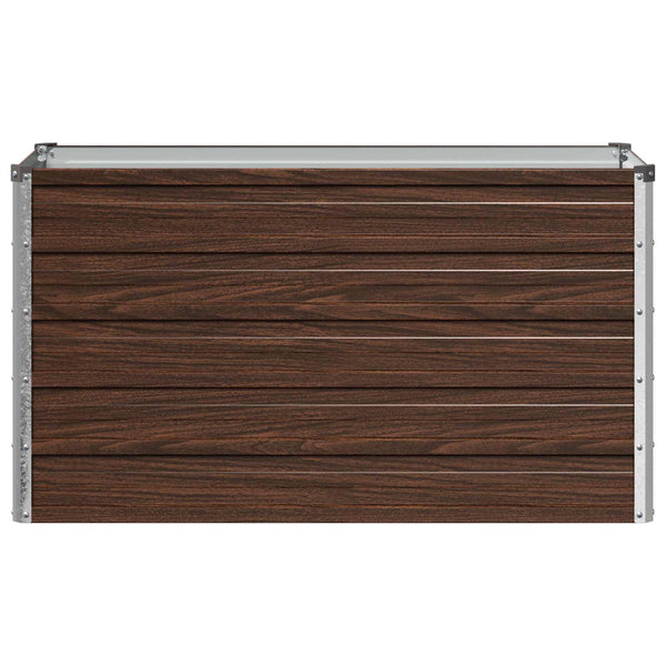 Kohotettu Puutarhapesä Musta 100 x 40 x 55 cm