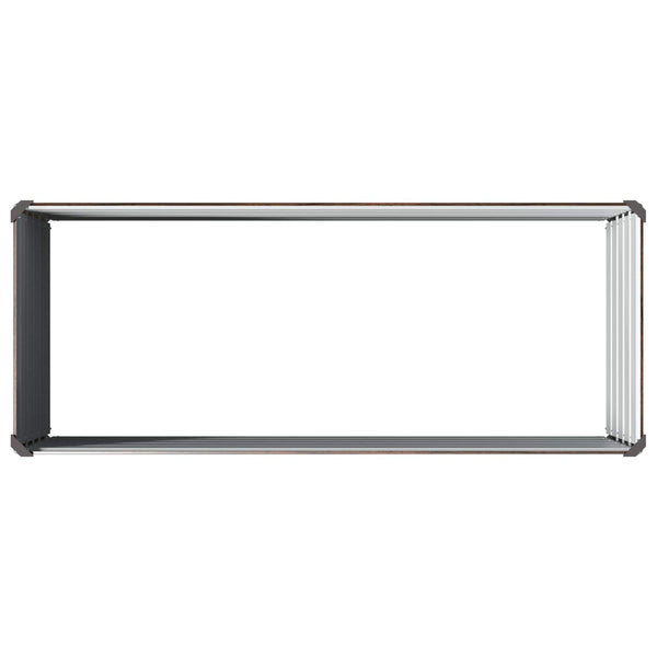 Kohotettu Puutarhapesä Musta 100 x 40 x 55 cm