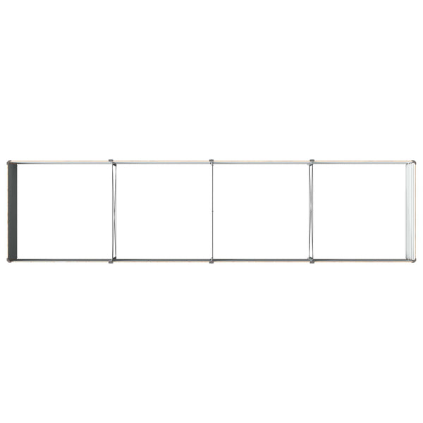Kohotettu Puutarhapesä Puunruskea 320 x 80 x 55 cm