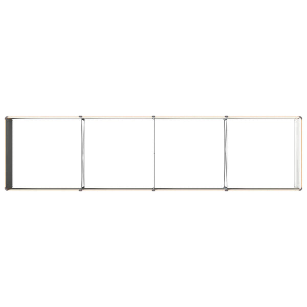 Kohotettu Puutarhapesä Luonnollinen 320 x 80 x 55 cm