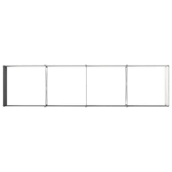 Kohotettu Puutarhapesä Musta 320 x 80 x 55 cm