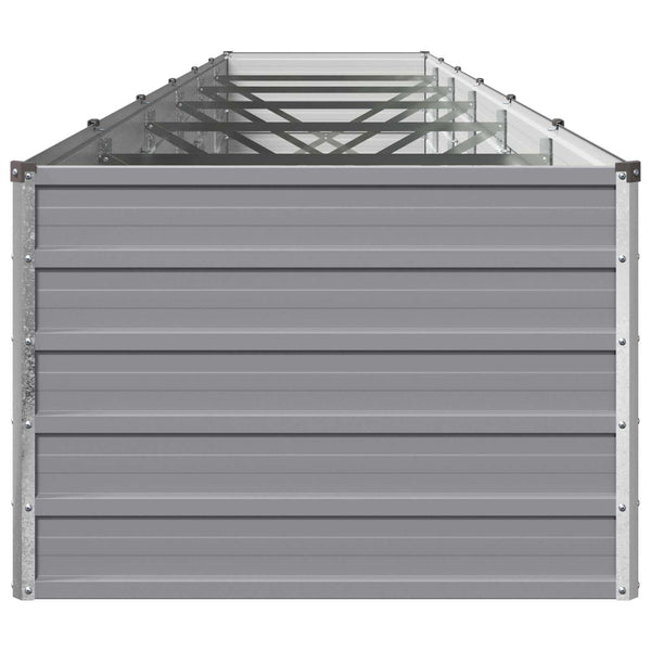 Kohotettu Puutarhapesä Harmaa 480 x 80 x 55 cm