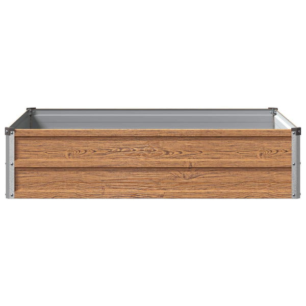 Kohotettu Puutarhapesä Puunruskea 100 x 80 x 24 cm