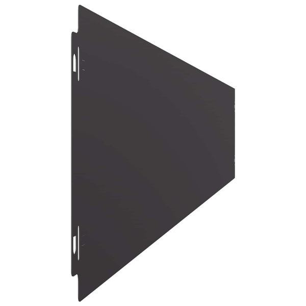Nurmireunus 30 kpl 15 x 103 cm Teräs Musta