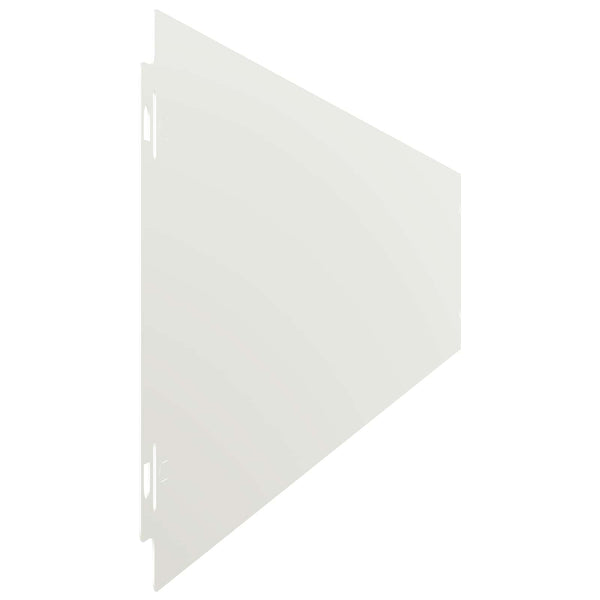 Nurmireunus 30 kpl 15 x 103 cm Teräs valkoinen