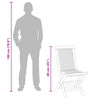 Puutarhan Bistro Set 3 kpl Luonnollinen Tiikkipuu