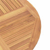 Puutarhan Bistro Set 3 kpl Luonnollinen Tiikkipuu