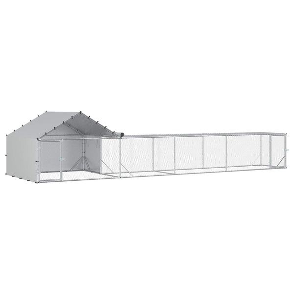 Kanan koppi katolla ja pihalla 2 kpl Hopea 7 x 2 x 1,5 m