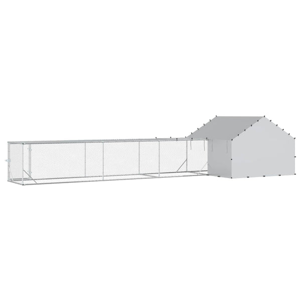 Kanan koppi katolla ja pihalla 2 kpl Hopea 7 x 2 x 1,5 m