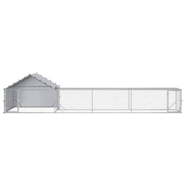 Kanan koppi katolla ja pihalla 2 kpl Hopea 7 x 2 x 1,5 m