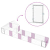 Kanan koppi katolla ja pihalla 2 kpl Hopea 7 x 2 x 1,5 m