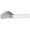 Kanan koppi katolla ja pihalla 2 kpl Hopea 8 x 2 x 1,9 m
