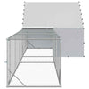 Kanan koppi katolla ja pihalla 2 kpl Hopea 8 x 2 x 1,9 m