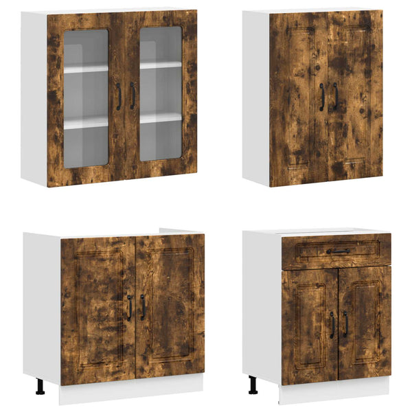 Keittiö Yksikkö KALMAR 4 kpl Savutammi Tekninen puu