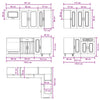 Keittiö Yksikkö KALMAR 8 kpl Artisaanitammi Tekninen puu