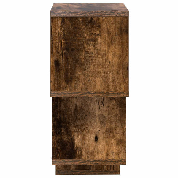 Kelluva hylly Seinäkiinnitettävä Savutammi 87 x 20 x 55 cm