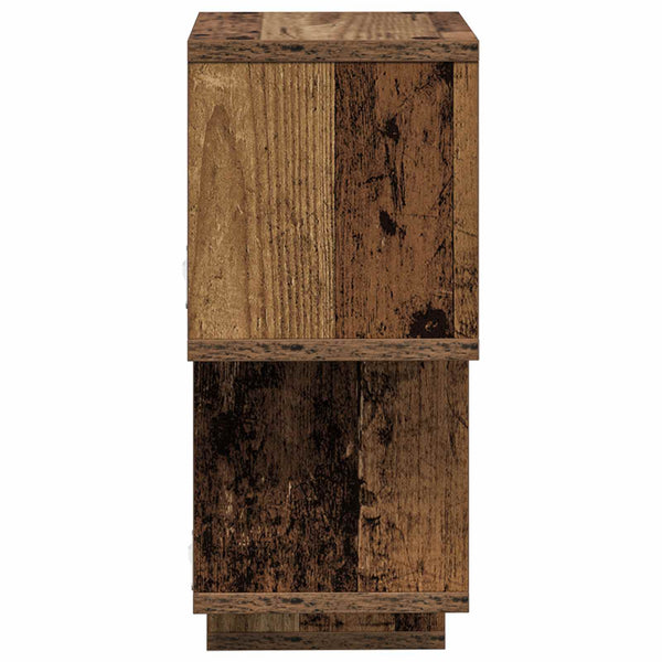 Kelluva hylly Seinäkiinnitettävä Vanha puu 87 x 20 x 55 cm