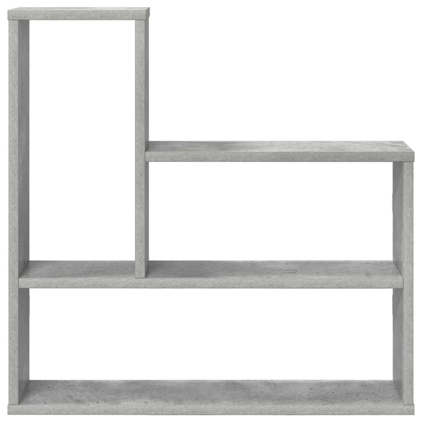 Seinähylly Betoninharmaa 60 x 11 x 60 cm Tekninen puu