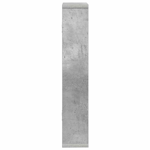 Seinähylly Betoninharmaa 60 x 11 x 60 cm Tekninen puu