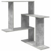 Seinähylly Betoninharmaa 67 x 67 x 87 cm Tekninen puu
