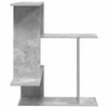 Seinähylly Betoninharmaa 67 x 67 x 87 cm Tekninen puu