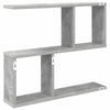 Seinähylly Betoninharmaa 60 x 12 x 50,5 cm Tekninen puu