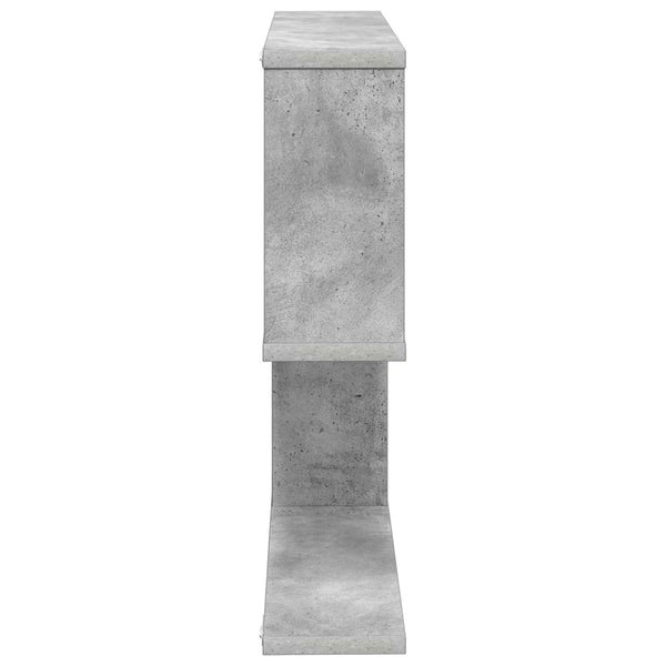 Seinähylly Betoninharmaa 60 x 12 x 50,5 cm Tekninen puu