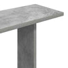 Seinähylly Betoninharmaa 80 x 15 x 50,5 cm Tekninen puu