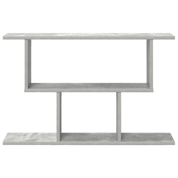 Seinähylly Betoninharmaa 80 x 15 x 50,5 cm Tekninen puu