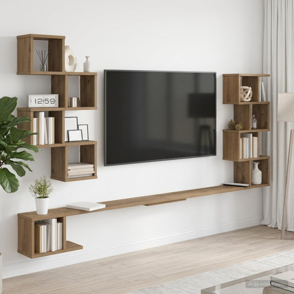 Seinälle Kiinnitettävä Televisiotaso Artisaanitammi