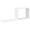 Kelluvat hyllyt 2 kpl valkoinen 80 x 15 x 30 cm Tekninen puu