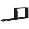 Kelluvat hyllyt 2 kpl Musta tammi 80 x 15 x 30 cm Tekninen puu