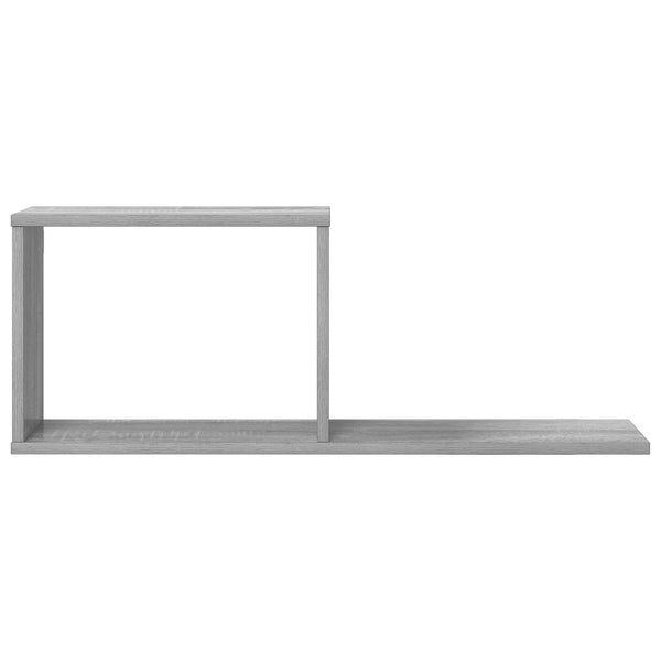 Kelluvat hyllyt Harmaa Sonoma 80 x 15 x 30 cm Tekninen puu