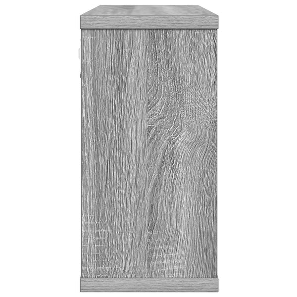 Kelluvat hyllyt Harmaa Sonoma 80 x 15 x 30 cm Tekninen puu