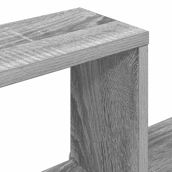 Kelluvat hyllyt 2 kpl Harmaa Sonoma 80 x 15 x 30 cm