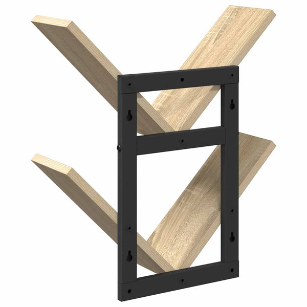 Seinälle Kiinnitettävä Hylly Sonoma-tammi 43 x 15 x 47 cm