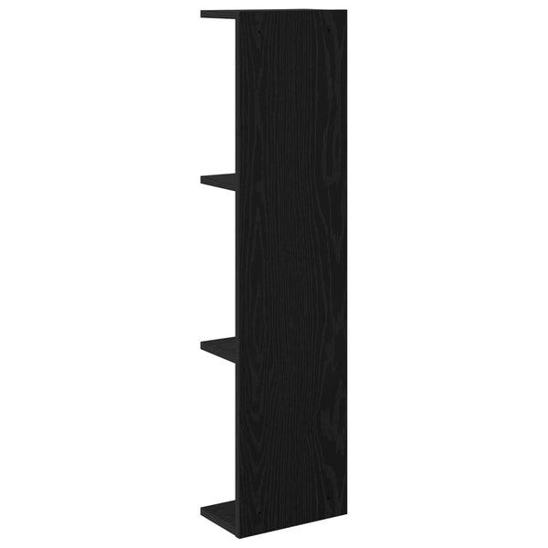 Seinähylly Musta tammi 25 x 15 x 100 cm Tekninen puu