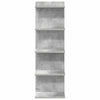 Seinähylly Betoninharmaa 30 x 15 x 100 cm Tekninen puu
