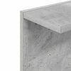 Seinähylly 2 kpl Betoninharmaa 30 x 15 x 100 cm Tekninen puu