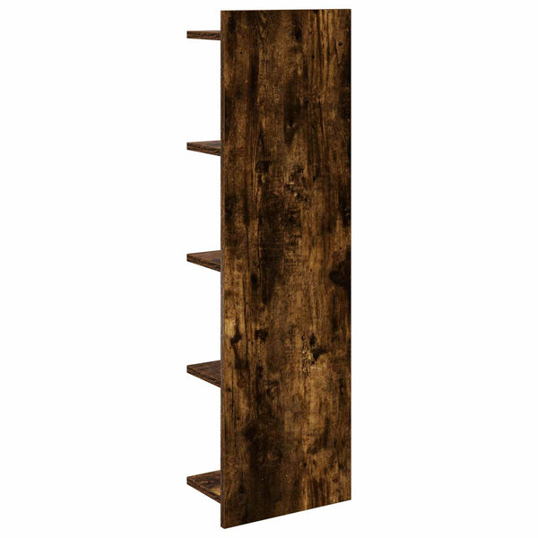 Seinähylly 2 kpl Savutammi 30 x 15 x 100 cm Tekninen puu